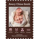 Pink Icon Photo Birth Announcements Image 5 of 5
